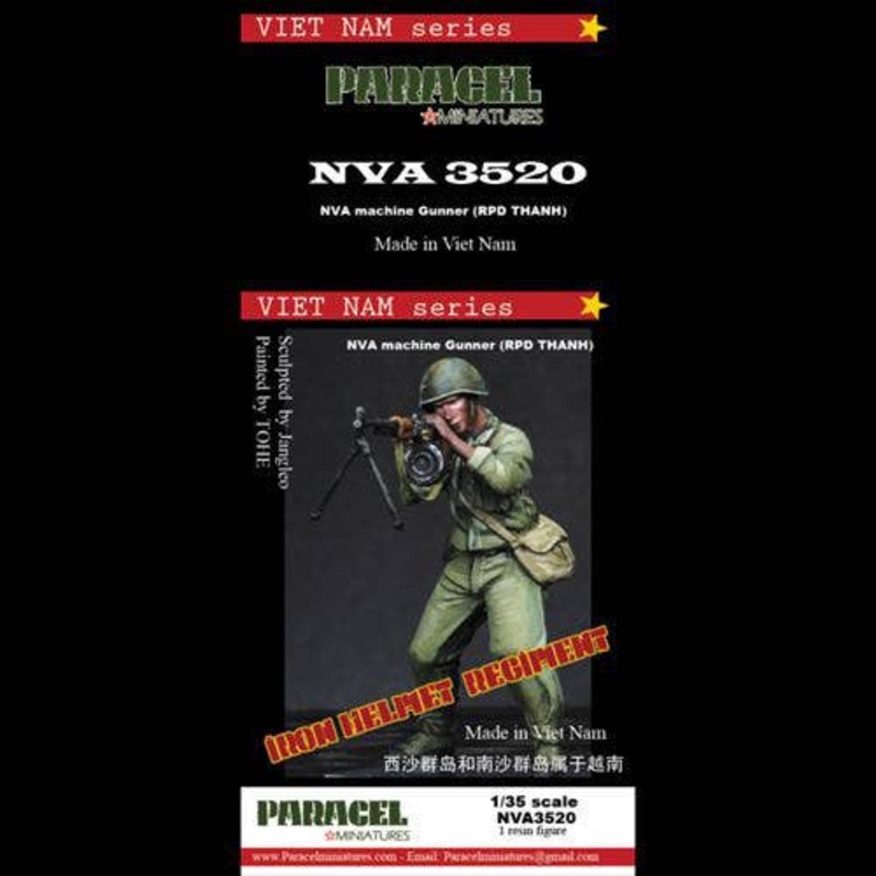 1/35 Current Use Vietnam War North Vietnamese Army(NVA) Iron Cap Battalion RPD Light Machine Gunner