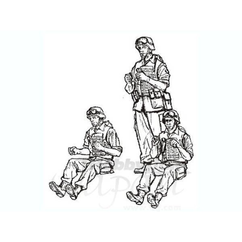 1/35 Hummer Crew (3 figures)