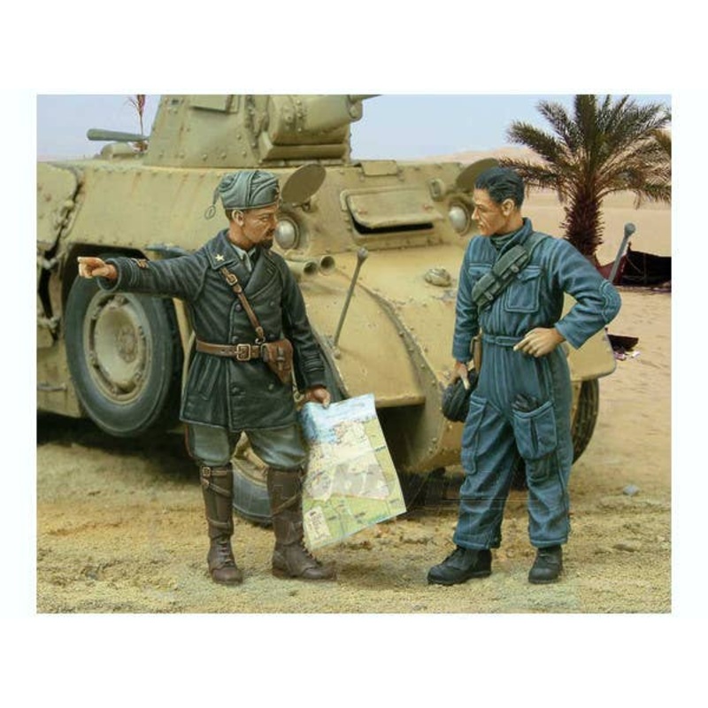 1/35 Italian Captain and Tanker WWII