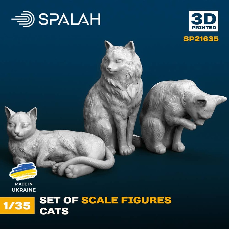 1/35 Set of figures Cats