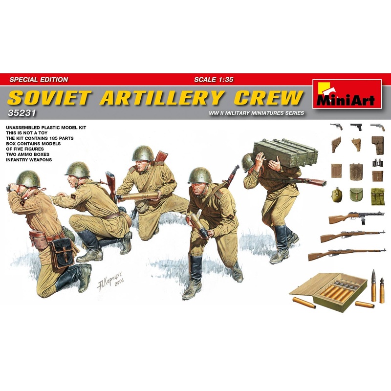 1/35 Soviet Artillery Crew