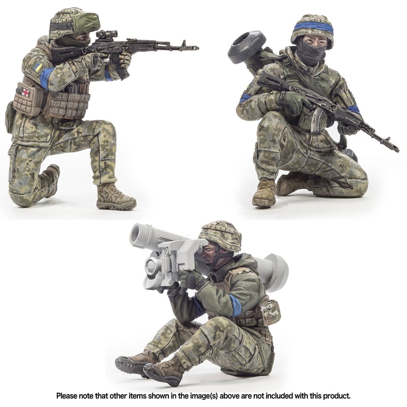 1/35 Ukrainian Army Javelin Anti-Tank Missile Unit 3 Pieces