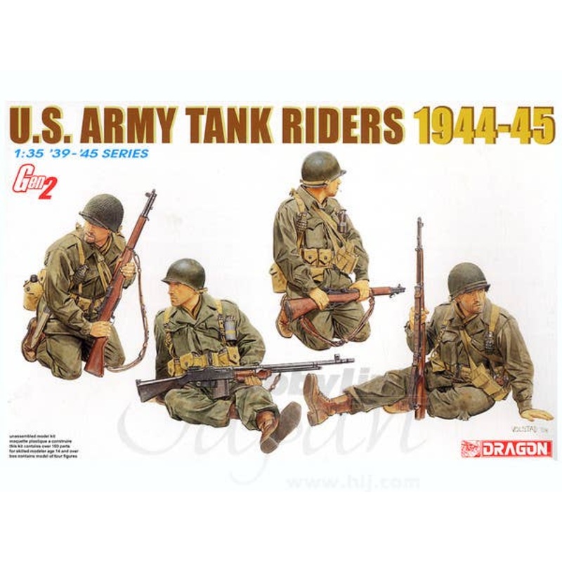 1/35 US Army Tank Riders 1944-45