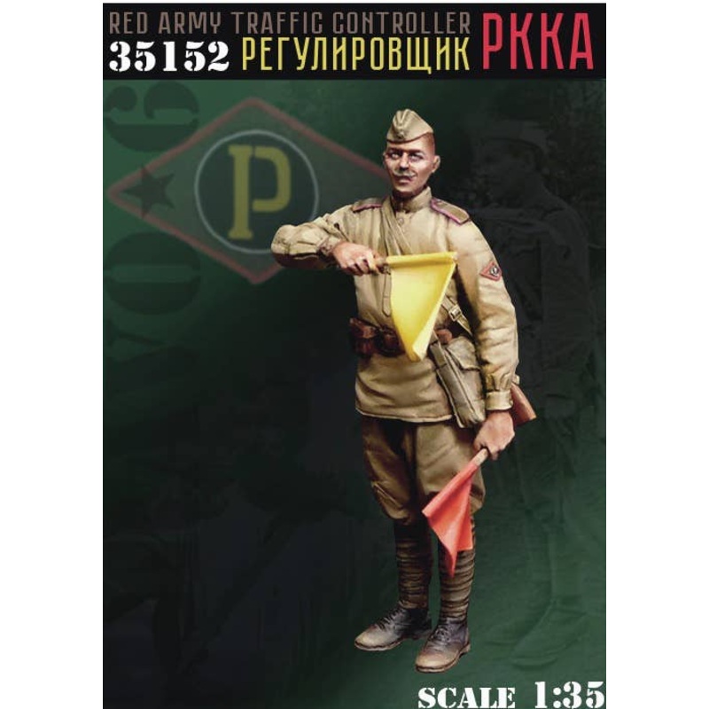 1/35 WWII Russia / Soviet Soviet Red Army RKKA Soldier Controlling Traffic