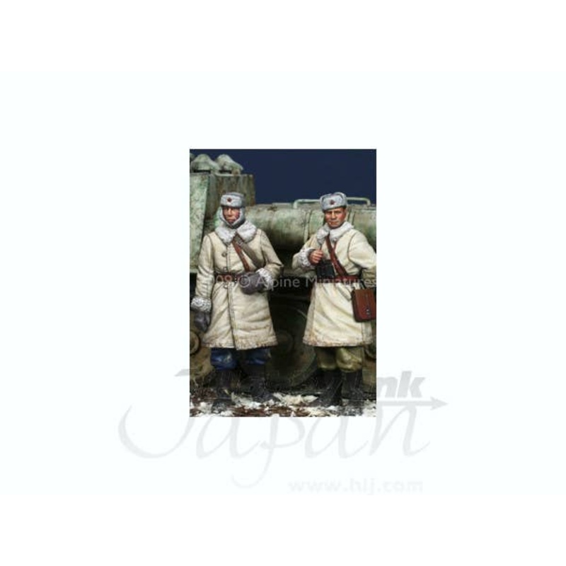 1/35 WWII Russian AFV Crew Set (2 Figures & 4 Heads)