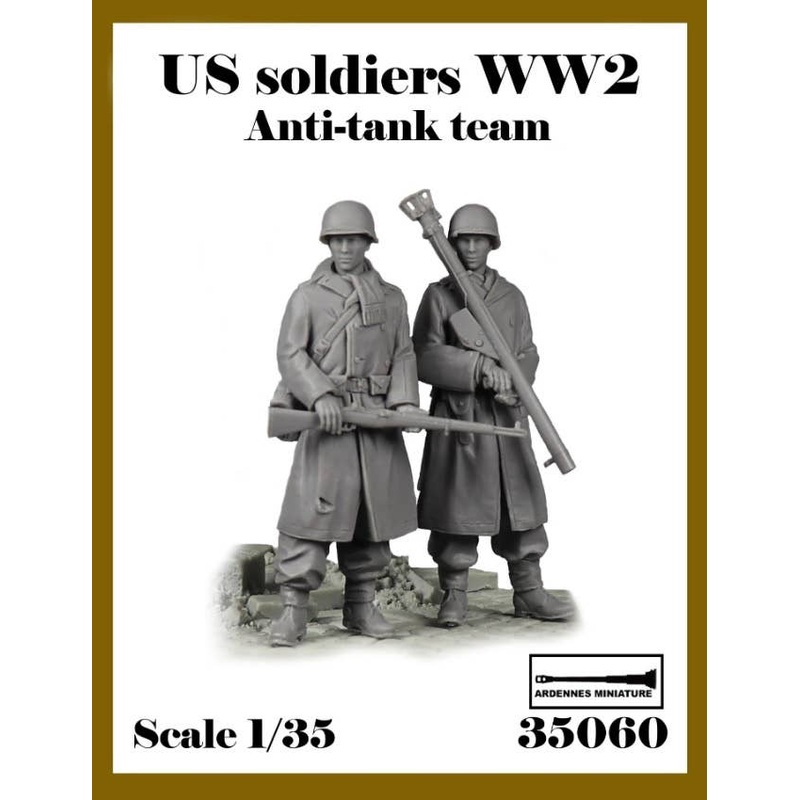 1/35 WWII US Infantry Anti-Tank Team Set (2 pieces)
