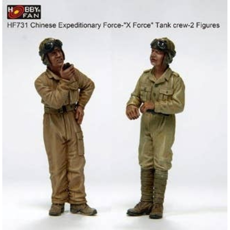 1/35 Chinese Expeditoonary Force-X Force Tank Crew 2 Figures