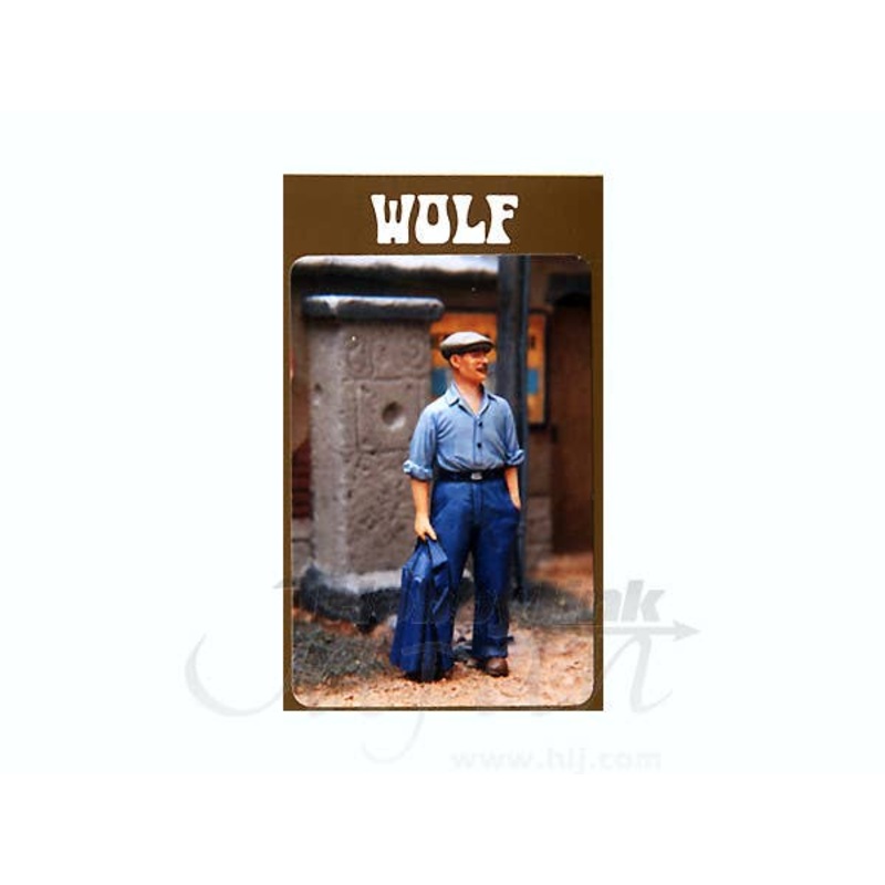1/35 European Civilian 1940s Holding Jacket at Side