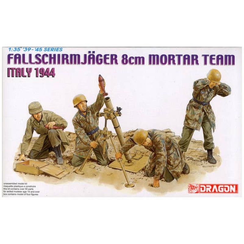 1/35 Fallschirmjager 8cm Mortar Team Italy 1944