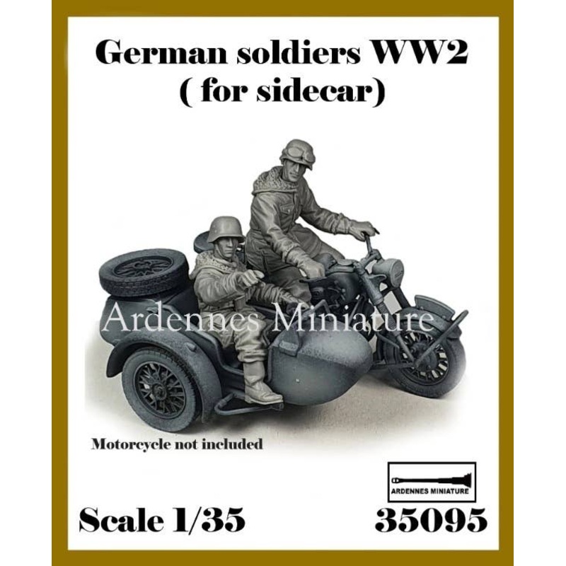 1/35 German Soldiers WW2 (For Sidecar) Set
