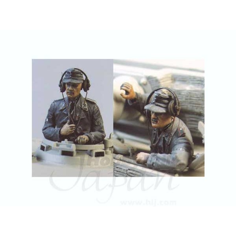 1/35 German SS Tank Crew, Commander & Driver, Summer 1943-45 (2pcs)