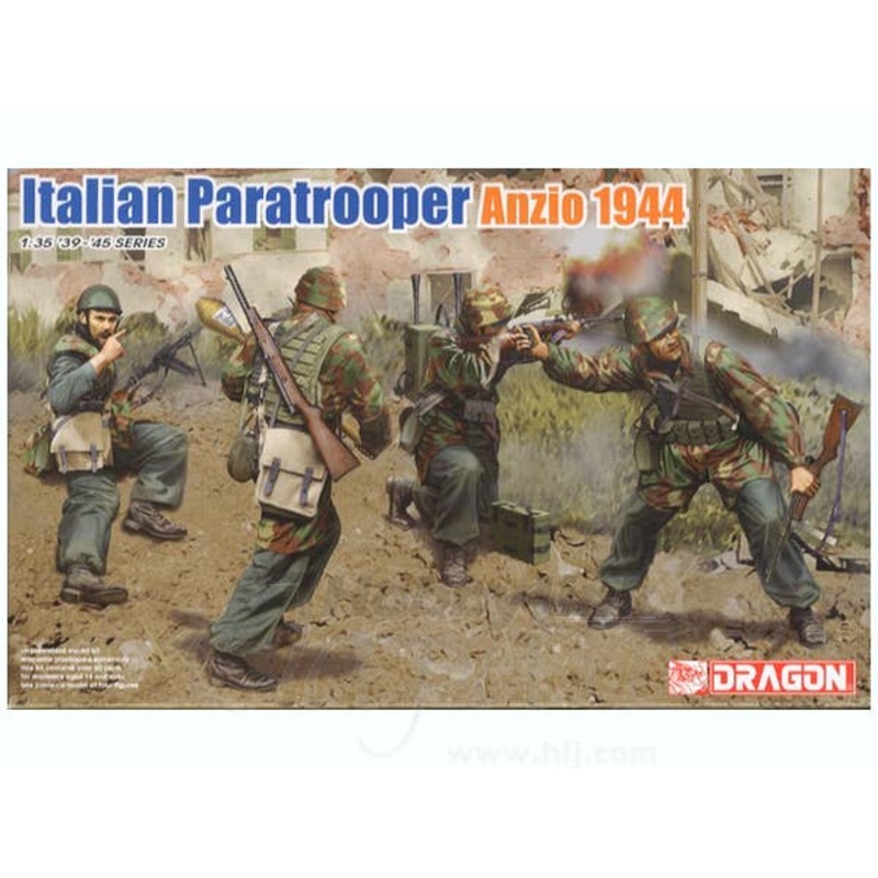 1/35 Italian Paratroopers Anzio 1944 (4 Figures Set)