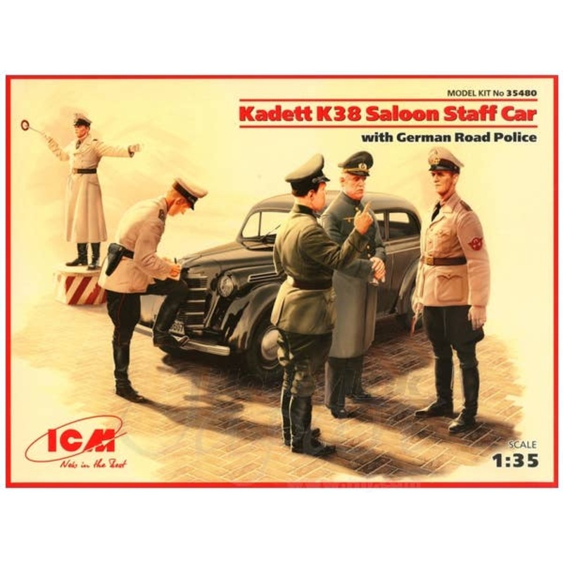1/35 Kadett K38 Saloon Staff Car w/German Road Police