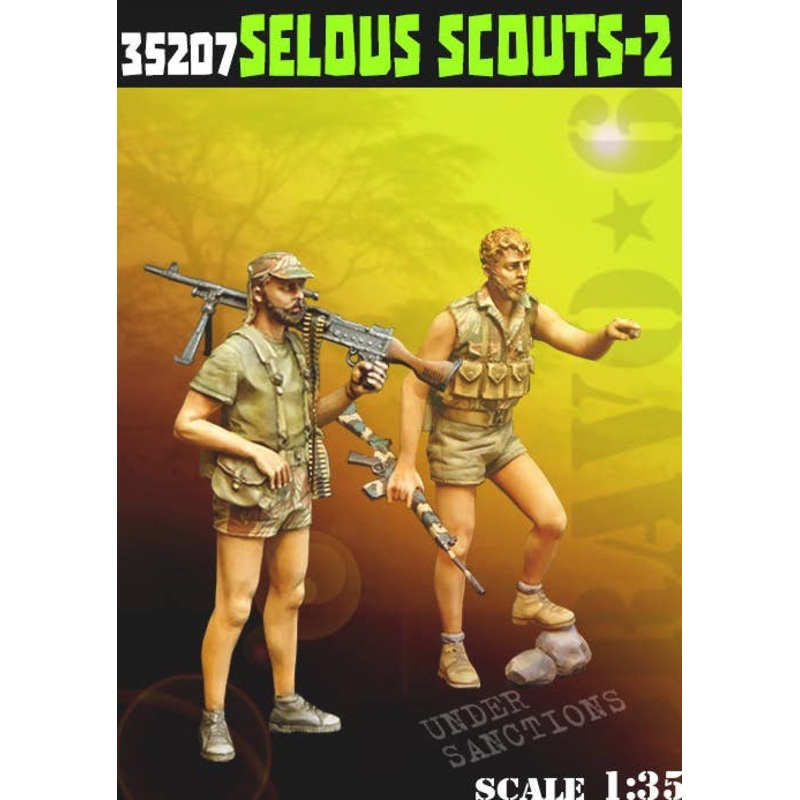 1/35 Modern South African Rhodesian Sales Scouts Special Forces Set #2 Reconnaissance (2 units)