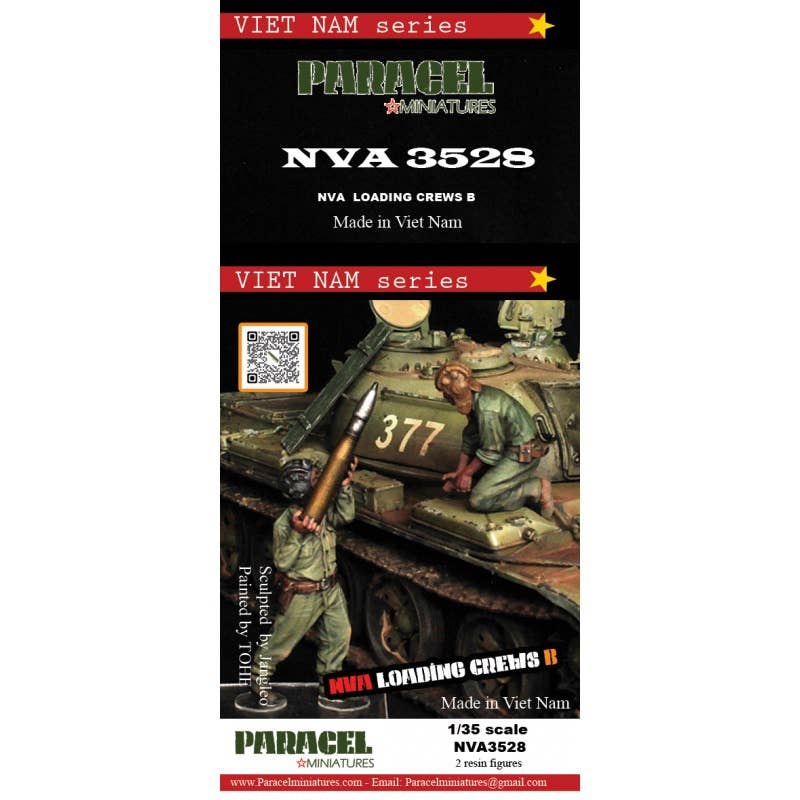 1/35 NVA Tank LOADING Crew B ( GIVE SHELLS)
