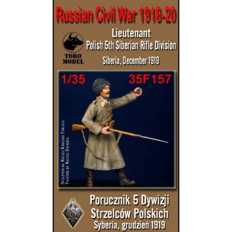 1/35 Russian Civil War 1918-20 - Lieutenant, Polish 5th Siberian Rifle Division, Siberia, December 1919