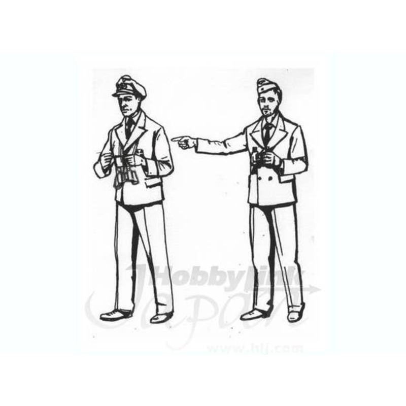1/35 Schnellboot Crew Guard With Binoculars (2 figures)