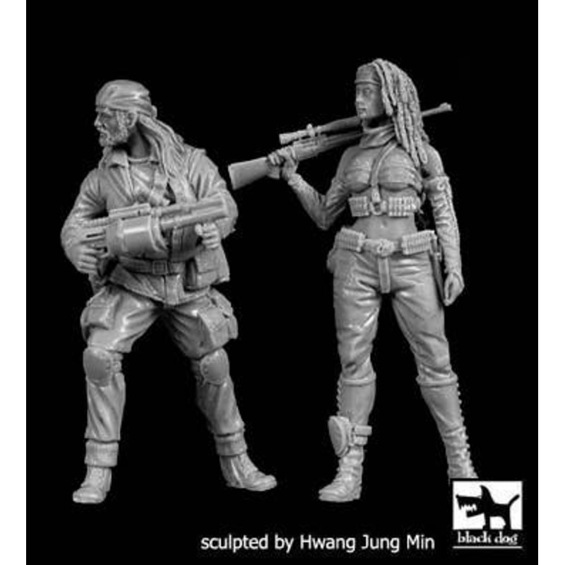 1/35 Stalker Set No.2 (Stalker No.3 + Stalker Woman No.4)