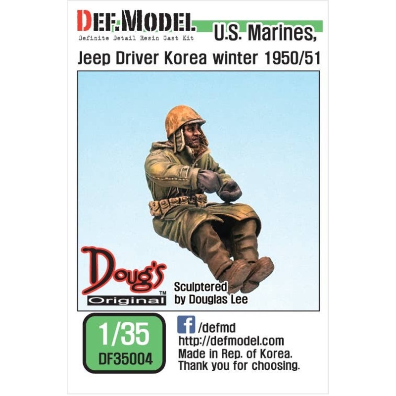 1/35 US Marines Jeep Driver Korea Winter 1950/51