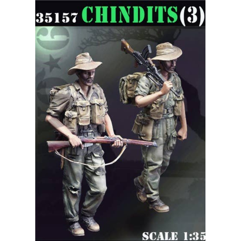 1/35 WWII British Chindit Special Forces Set #3 (2 figures)