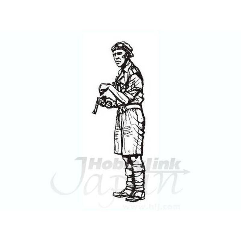 1/35 WWII British Desert Rat Tank Crew In Africa (1 figure)