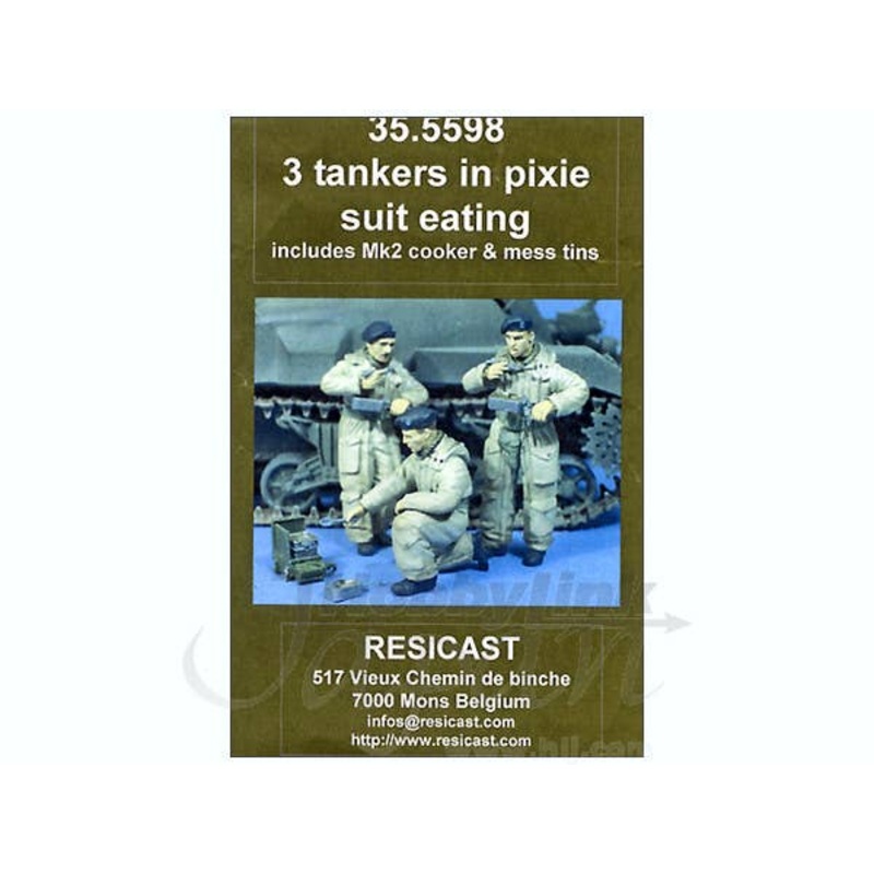 1/35 3 Tankers in Pixie Suits Eating