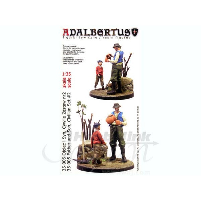 1/35 Father & Son Civilian Set #2