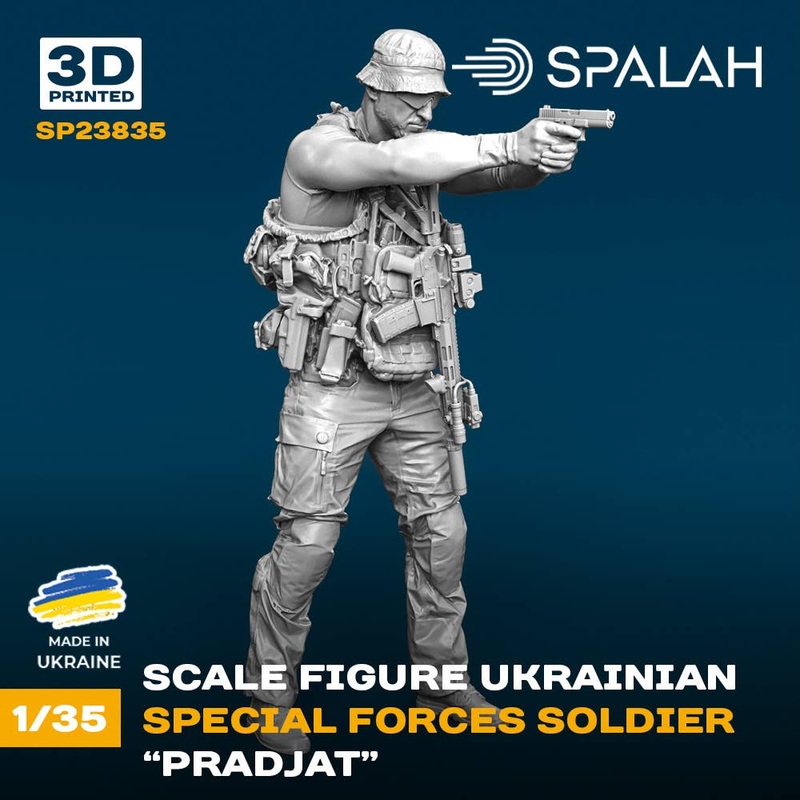1/35 Figure Ukrainian special forces soldier Pradjat'