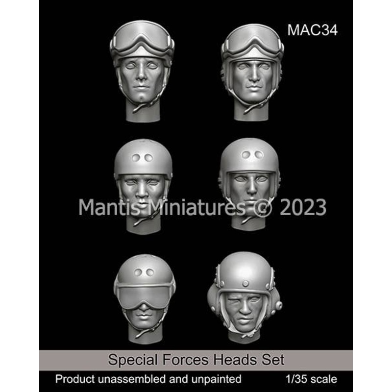 1/35 Modern US Special Forces Headset (6 pieces)