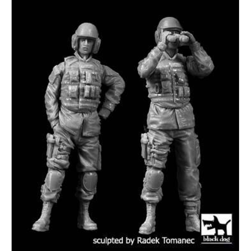 1/35 US Modern Tank Crew Set (F35135, F35136)