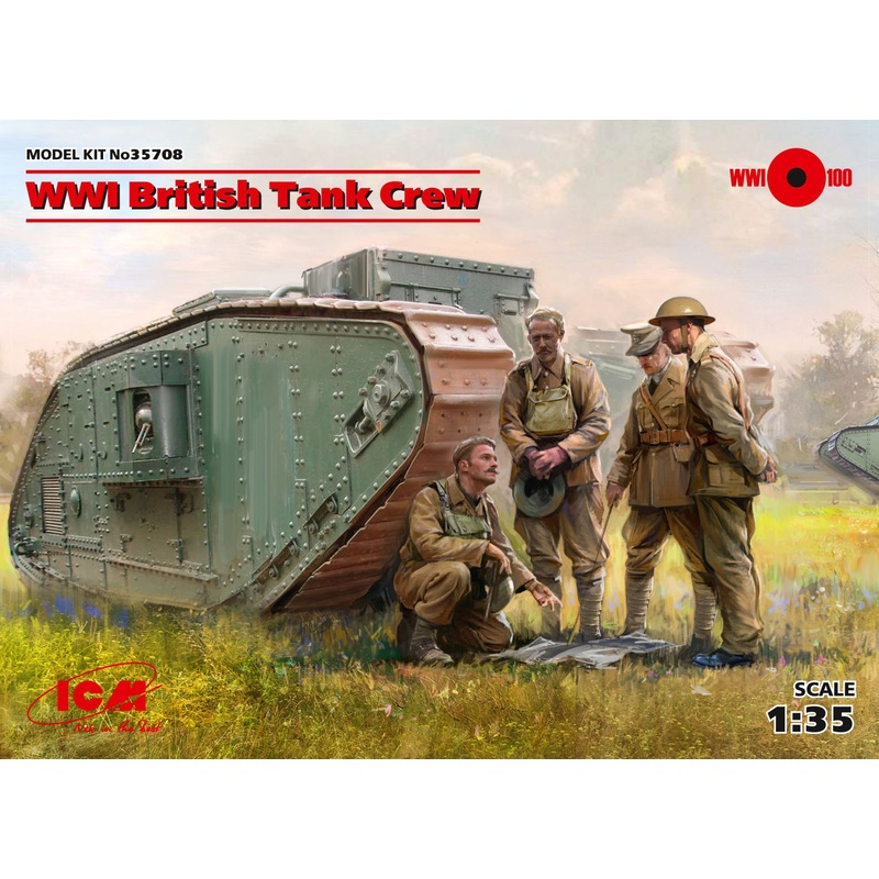 1/35 WWI British Tank Crew (4 figures)