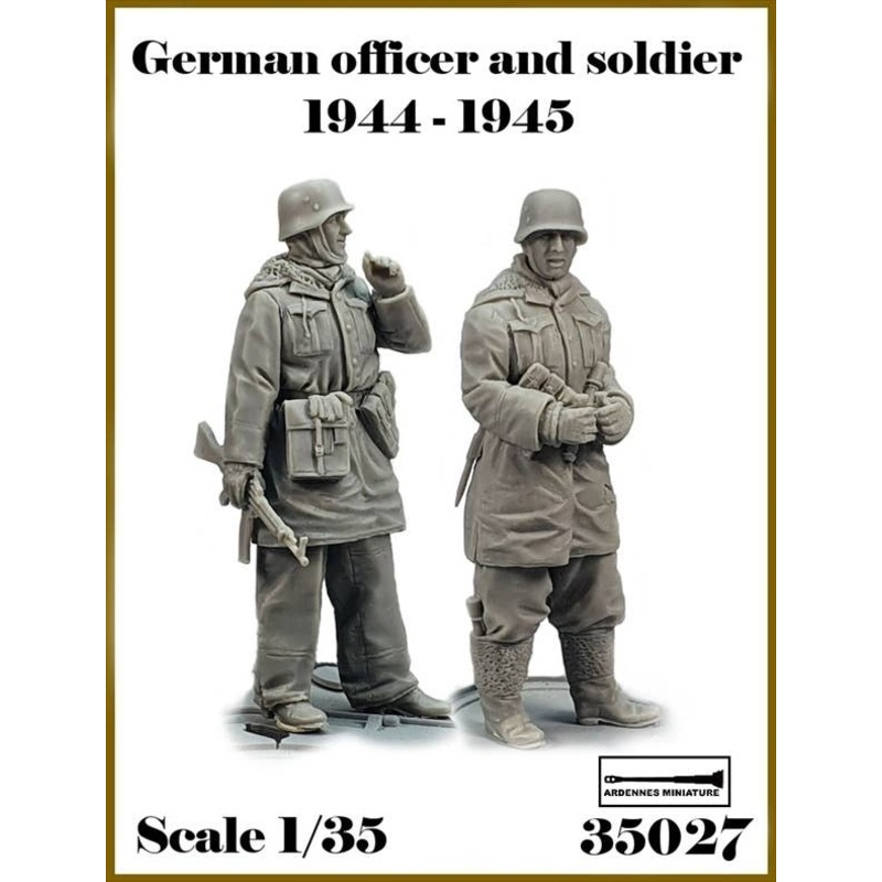 1/35 WWII German Soldier 1944-45 #3 enlisted and officer set