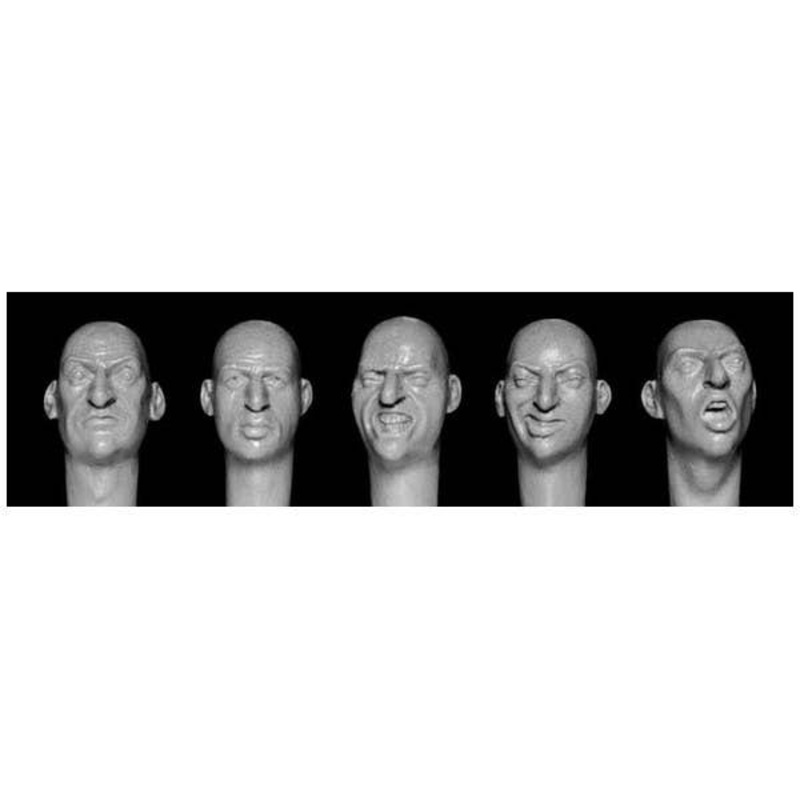 1/35 5 Heads with Hooked Noses