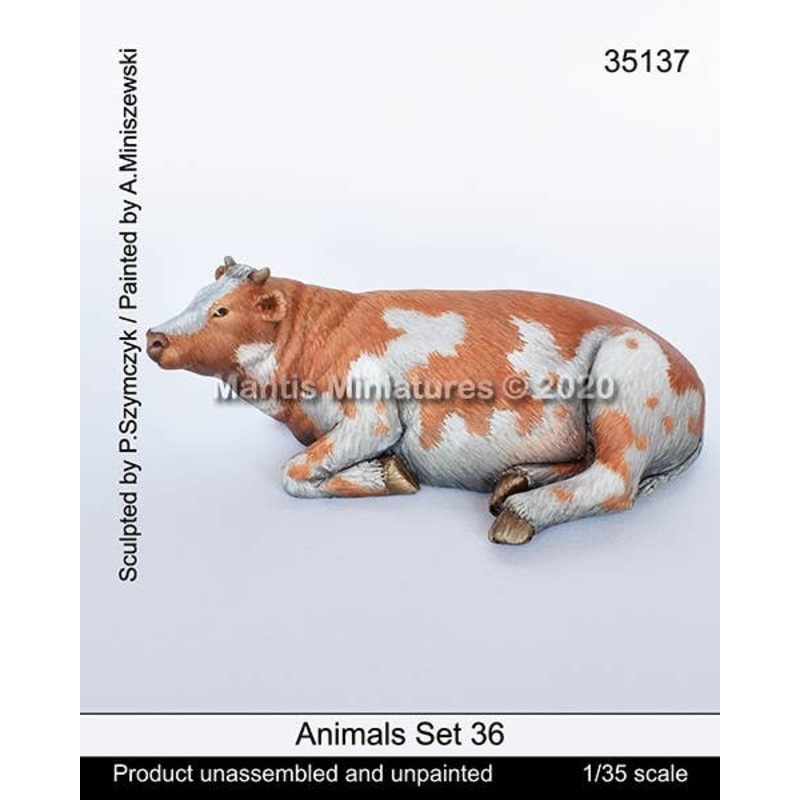 1/35 Animal Set Lying Cow