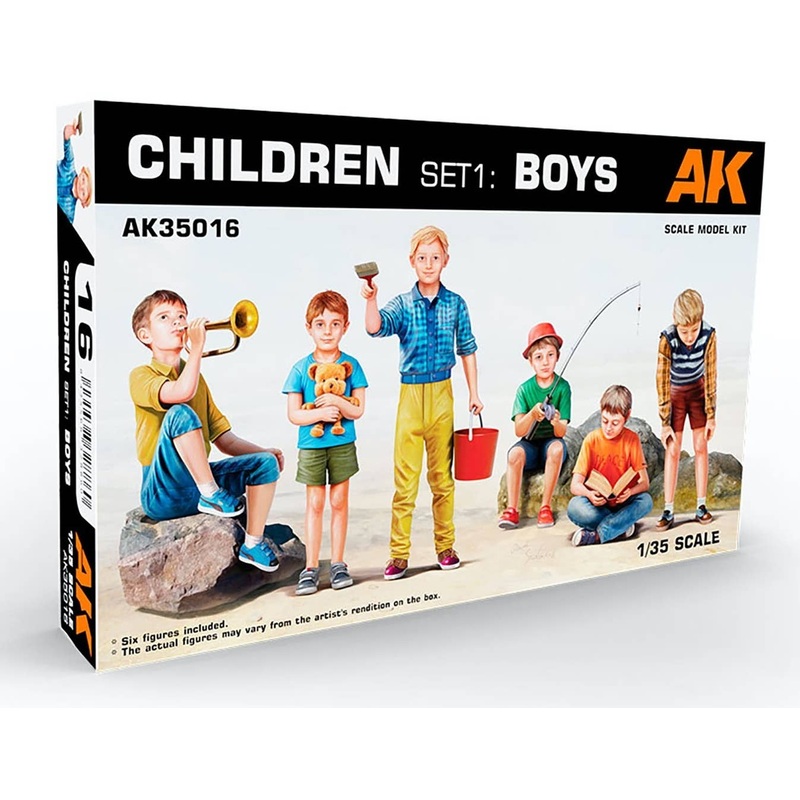 1/35 Child Figure (Boy) Set