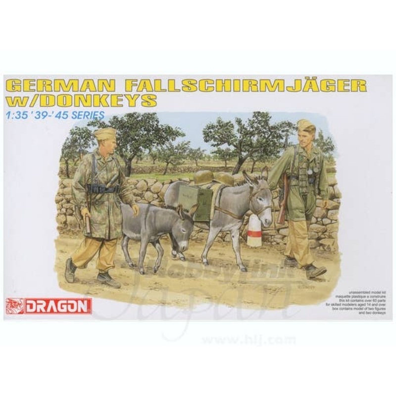 1/35 German Fallschirmjager w/Donkey