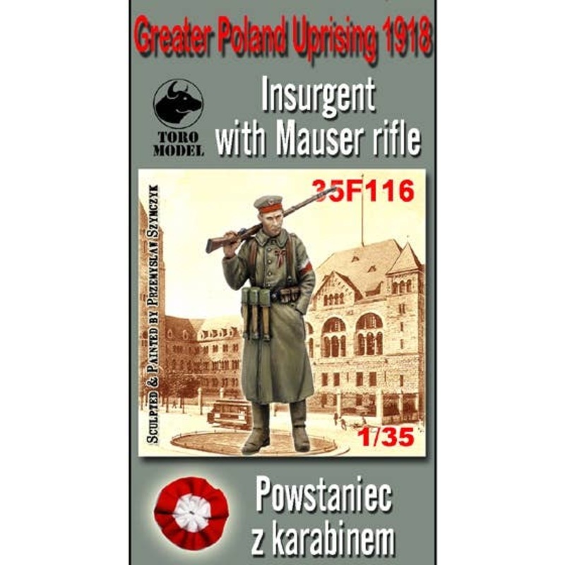 1/35 Greater Poland Uprising 1918 Insurgent with Mauser Rifle