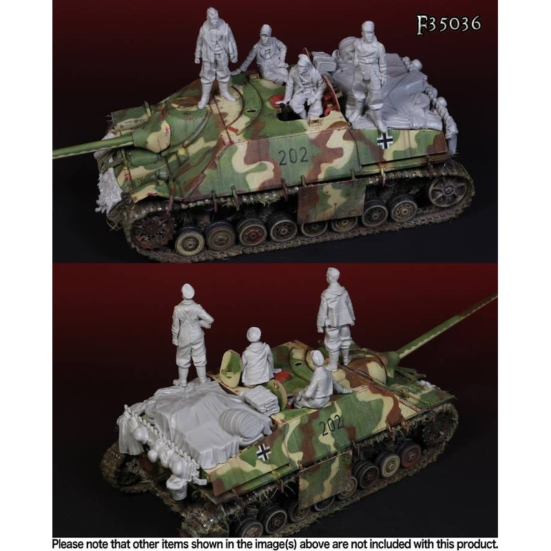 1/35 Jagdpanzer IV Lang, Crew + Accessories, WWII