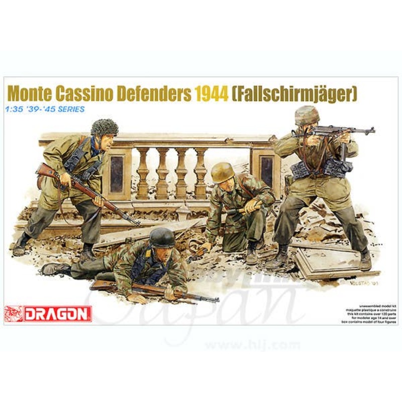 1/35 Monte Cassino Defenders 1944 Fallschirmjager