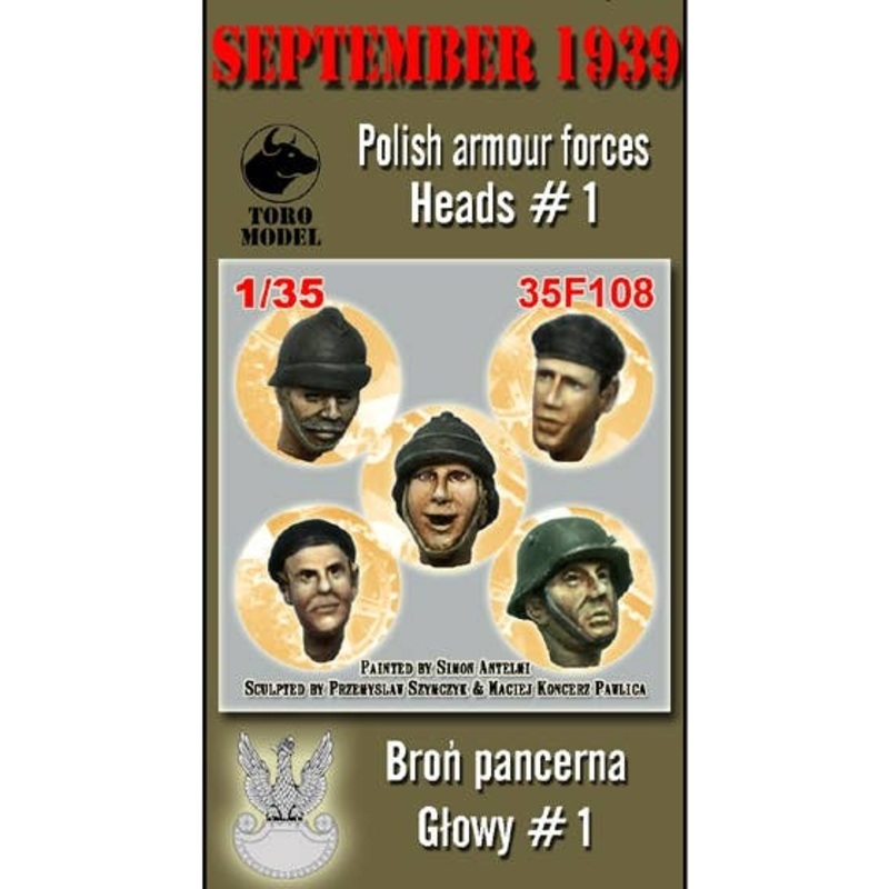 1/35 September 1939 Polish Armour Forces Heads #1