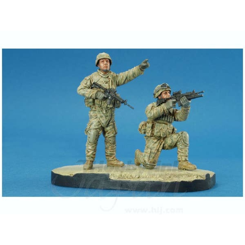 1/35 U.S Stryker Brigade (II) O/F ACU Infantry (2 resin figures)