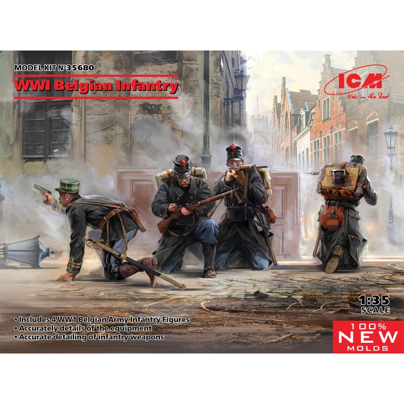 1/35 WW I Belgian Infantry