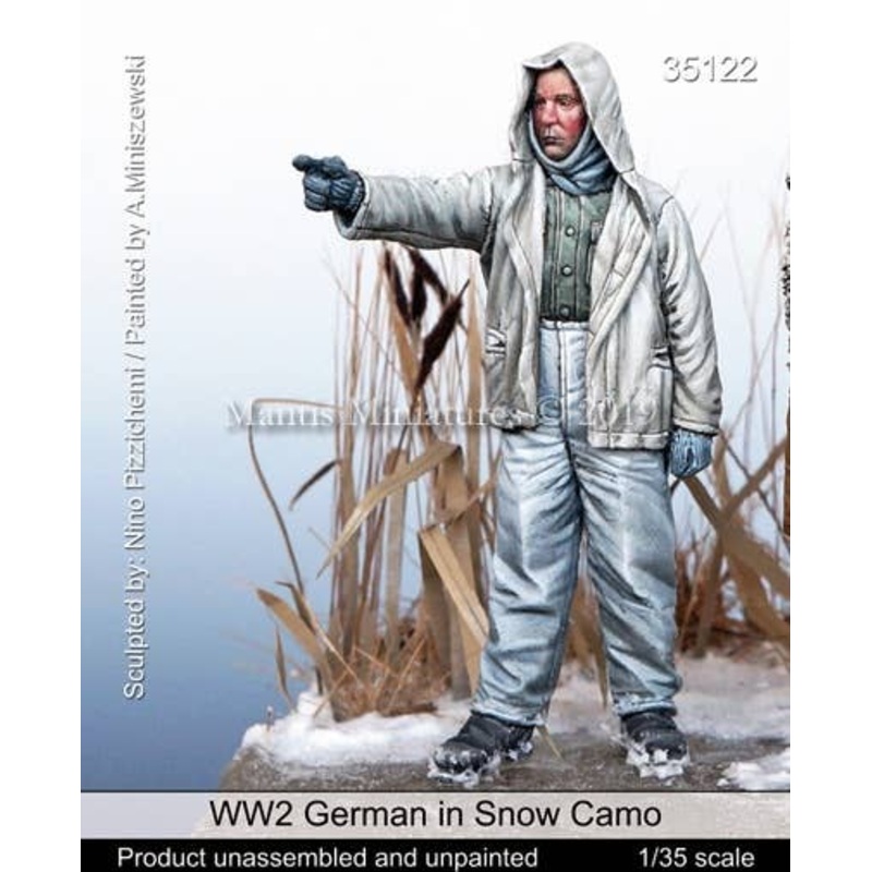 1/35 WW2 German in Snow Camo