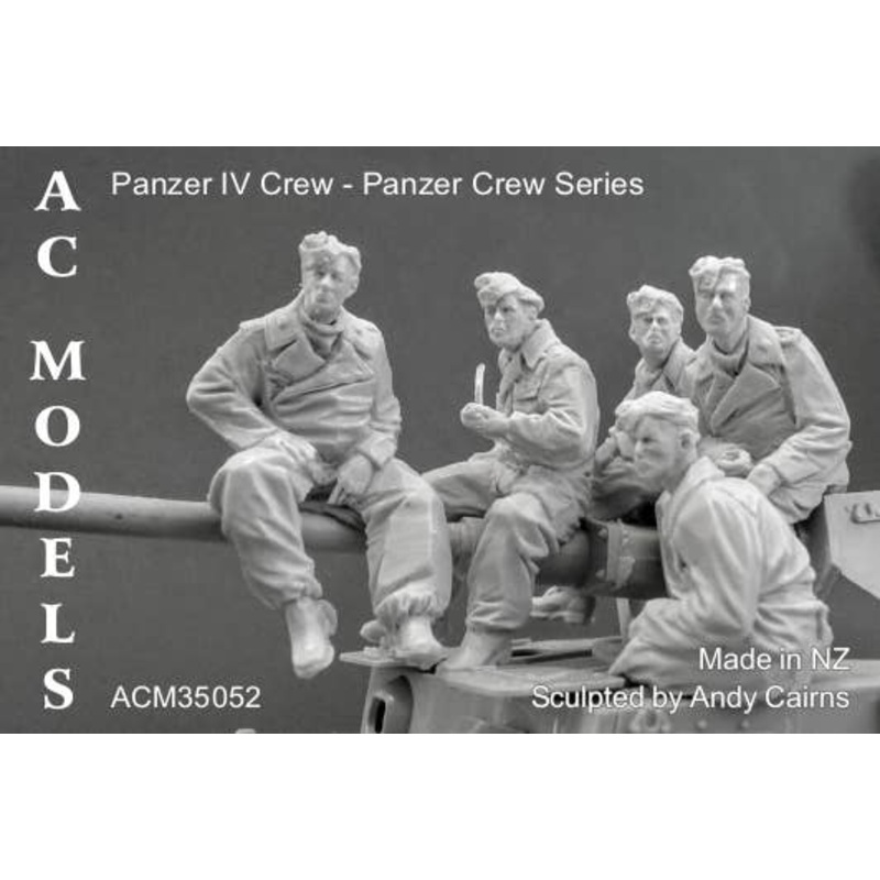 1/35 WWII German Panzer IV Crew (Set of 5)