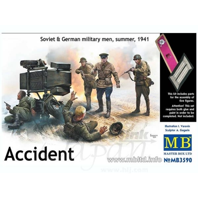 1/35 Accident Soviet & German Military Men Summer 1941