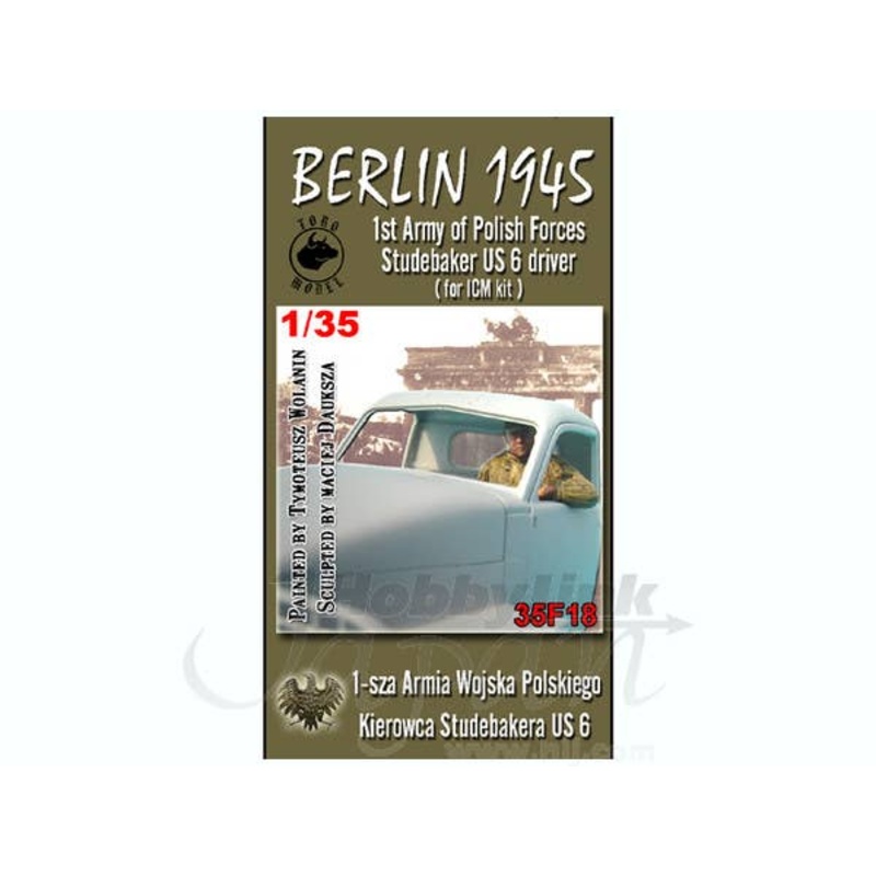 1/35 Berlin 1945 1st Army of Polish Forces Studebaker US6 Driver (for ICM)