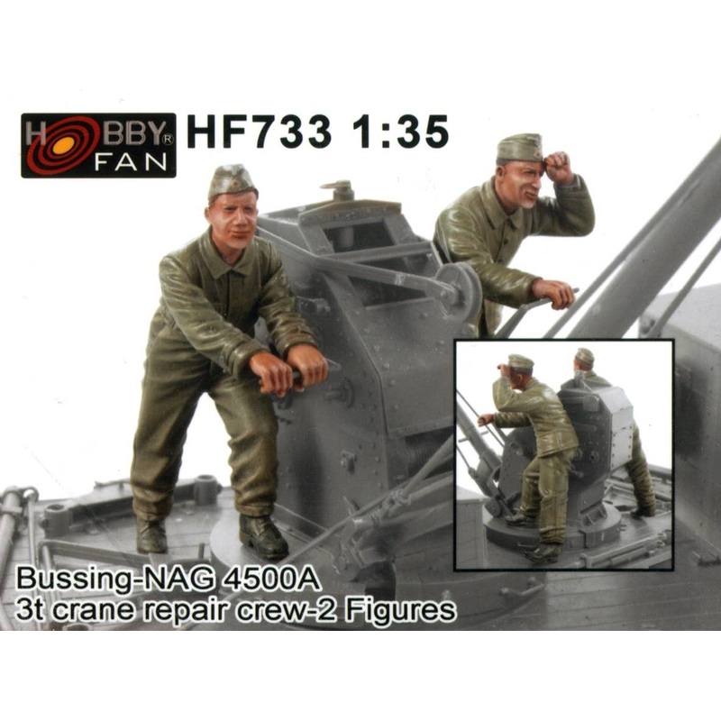 1/35 Bussing-NAG 4500A 3t Crane Repair Crew 2pcs