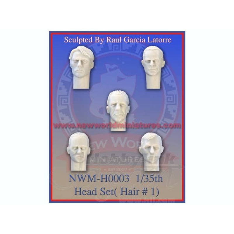 1/35 Head Set (Hair #01)