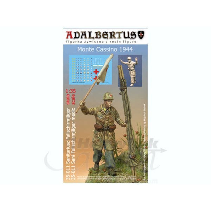 1/35 Monte Cassino 1944 Sani Fallschirmjaeger Medic