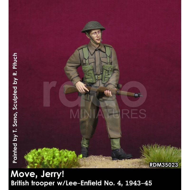 1/35 Move Jerry! British Trooper w/Lee-Enfield No.4, 1944-45